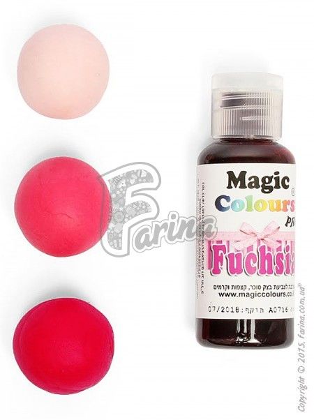 Краситель гелевый пищевой Magic Colours Pro 32г - Фуксия (Fuchsia)< фото цена
